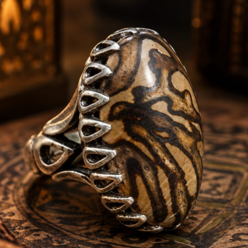 Unzerstörbarer Genie Ring | Reichtum - Schatzwächterring | Mystischer Djinn Ring für Wohlstand und Schutz Unzerstörbarer Dschinn-Ring | Ring zum Schutz von Reichtum und Schätzen | Mystischer Dschinn-Ring für Wohlstand und Schutz — Khodam Djinn