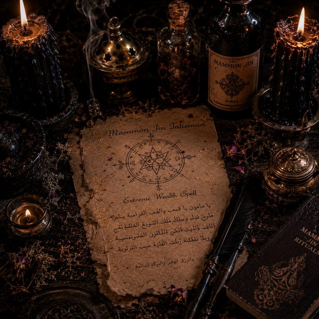 Talisman de richesse Mammon Djinn — Khodam Djinn — Khodam Djinn