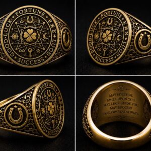 Bague porte-bonheur en or 18 carats — Khodam Djinn — Khodam Djinn