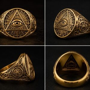 Bague Œil de la Providence en or 18 ct — Khodam Djinn — Khodam Djinn