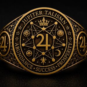 Bague talisman Jupiter en or 18 carats — Khodam Djinn — Khodam Djinn