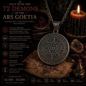 Collier de pacte Ars Goetia et muska — Khodam Djinn — Khodam Djinn