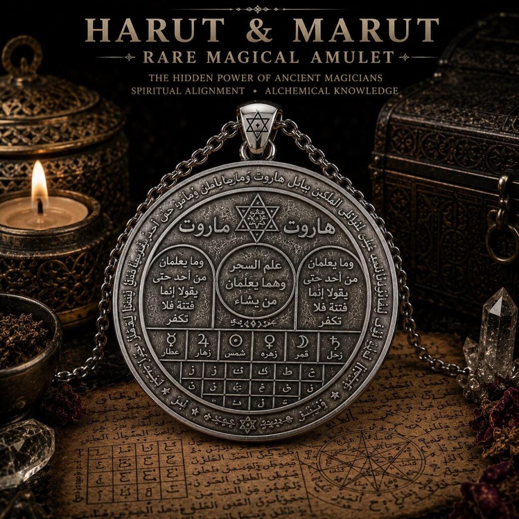 Collier amulette Harut et Marut — Khodam Djinn — Khodam Djinn
