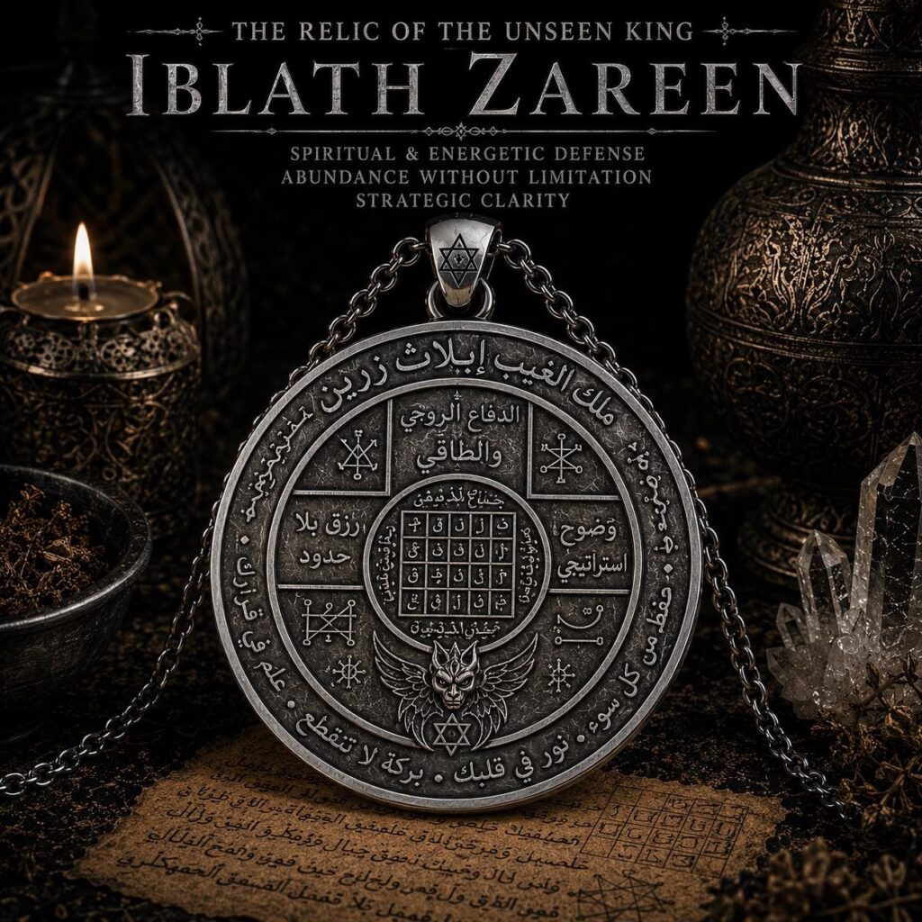 Collier amulette Iblath Zareen — Khodam Djinn — Khodam Djinn