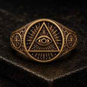 Bague Œil de la Providence en or 18 ct — Khodam Djinn — Khodam Djinn