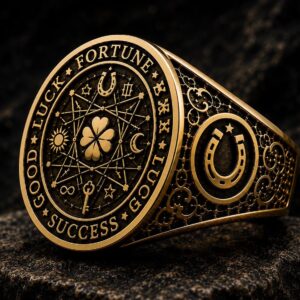 Bague porte-bonheur en or 18 carats — Khodam Djinn — Khodam Djinn