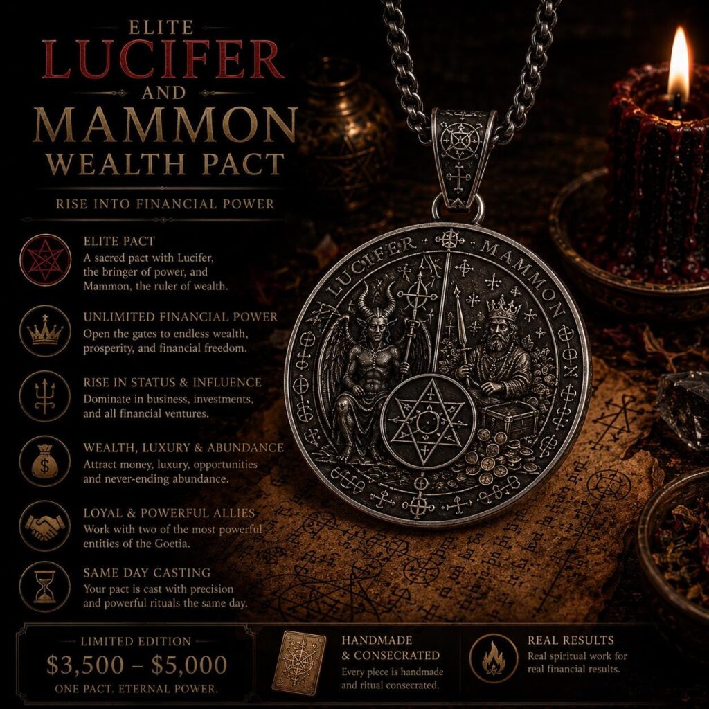 Collier de pacte Lucifer et Mammon — Khodam Djinn — Khodam Djinn