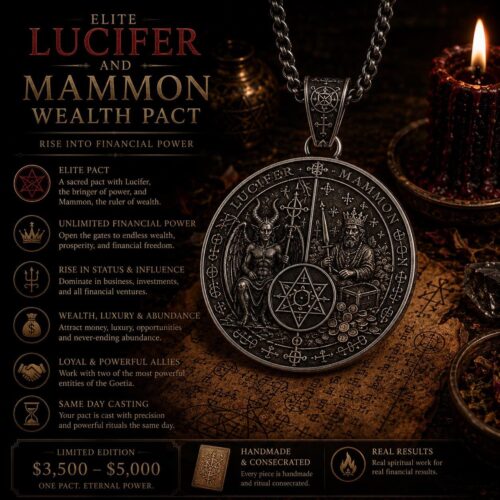 Lucifer-und-Mammon-Pakt-Halskette — Khodam Djinn — Khodam Djinn