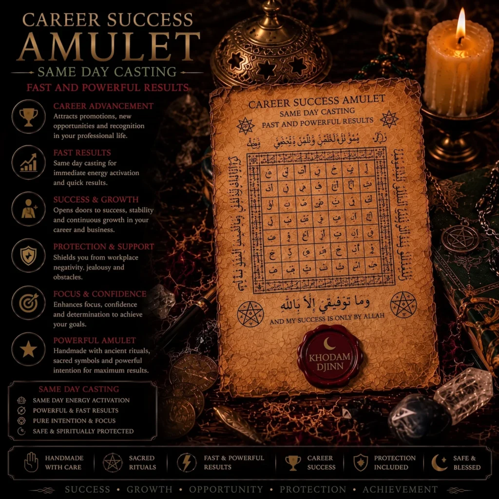 Amulette de réussite professionnelle — Khodam Djinn — Khodam Djinn