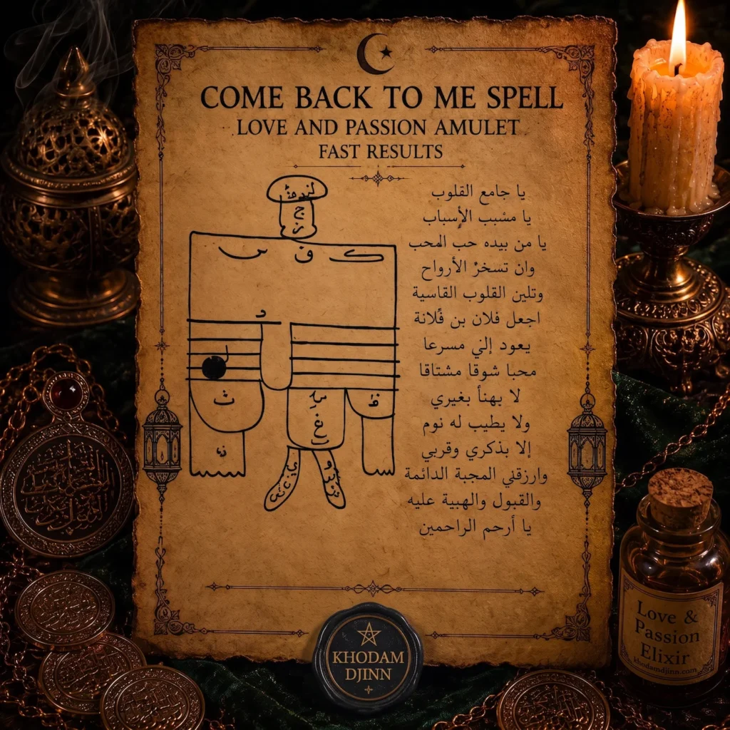 Amulette d’amour « Reviens vers moi » — Khodam Djinn — Khodam Djinn
