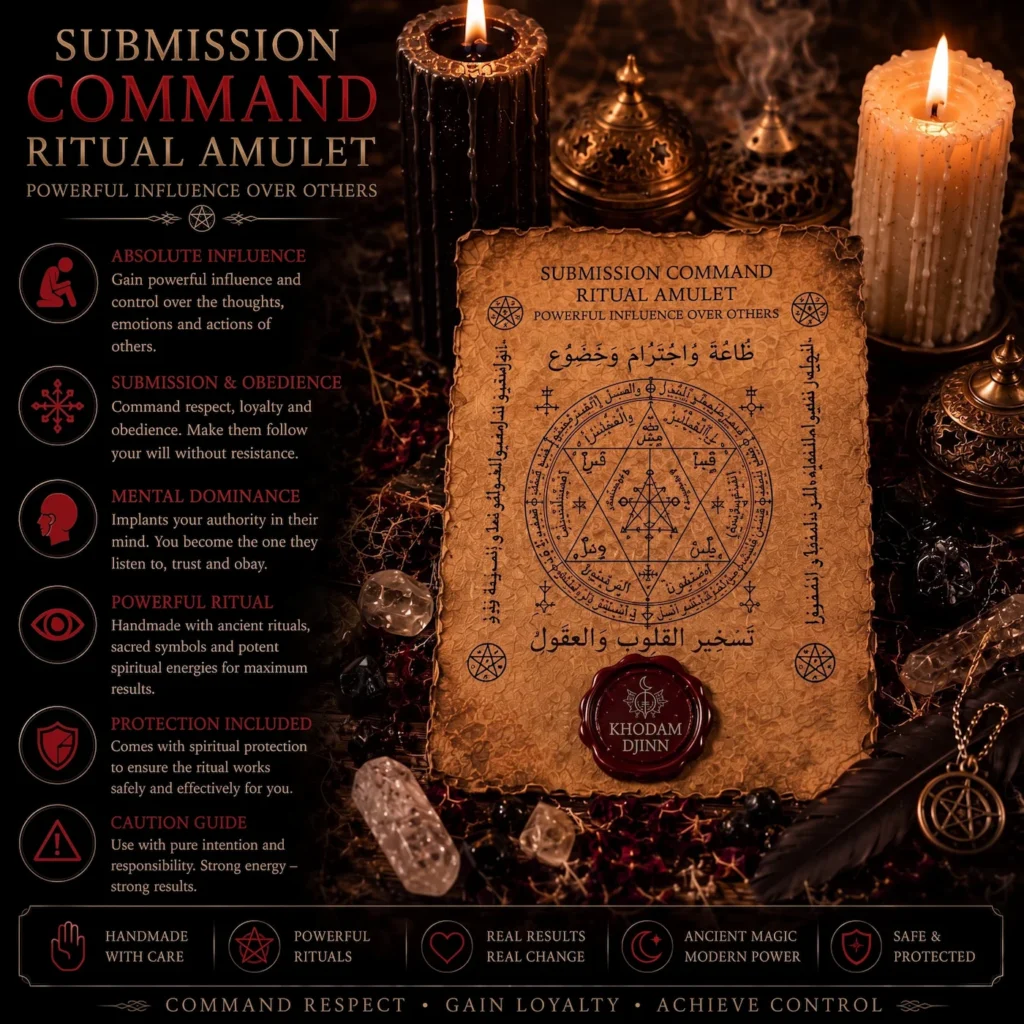 Amulette du rituel de commandement — Khodam Djinn — Khodam Djinn