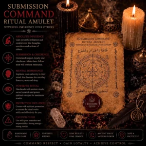Khodam Djinn — Submission Command Ritual Amulet – Powerful Influence Over Others