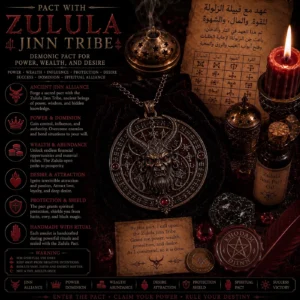 Khodam Djinn — Pact With Zulula Jinn Tribe – Demonic Pact for Power, Wealth, and Desire