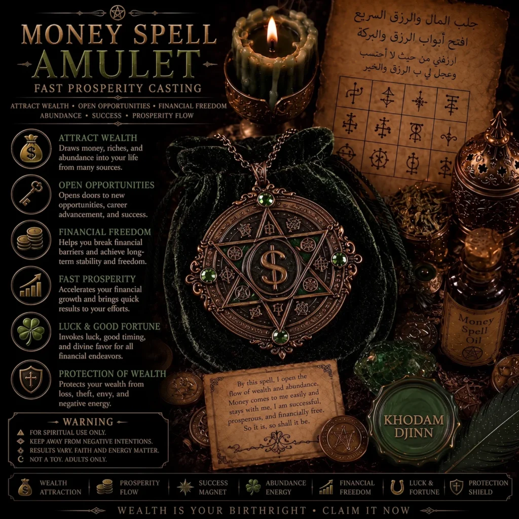 Amulette du rituel de prospérité — Khodam Djinn — Khodam Djinn