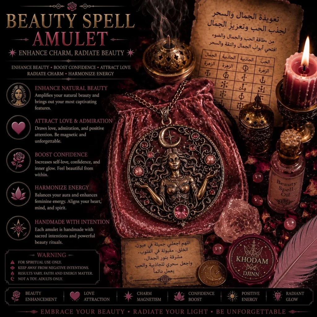 Amulette de beauté et de charme — Khodam Djinn — Khodam Djinn