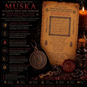 Khodam Djinn — Power Protective Muska Against Jinn and Demons - Demon Exorcism Talisman for Powerful Protection