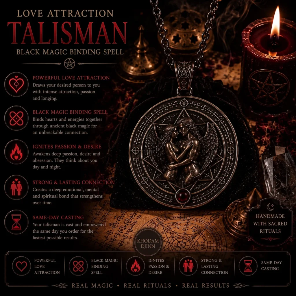 Talisman d’attraction et de lien amoureux — Khodam Djinn — Khodam Djinn