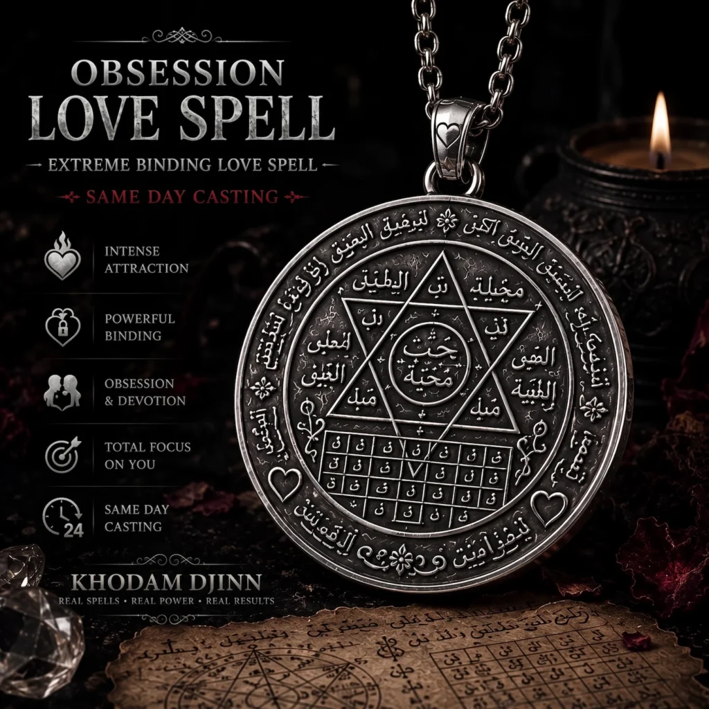 Collier talisman « Étoile de Salomon » — Khodam Djinn — Khodam Djinn