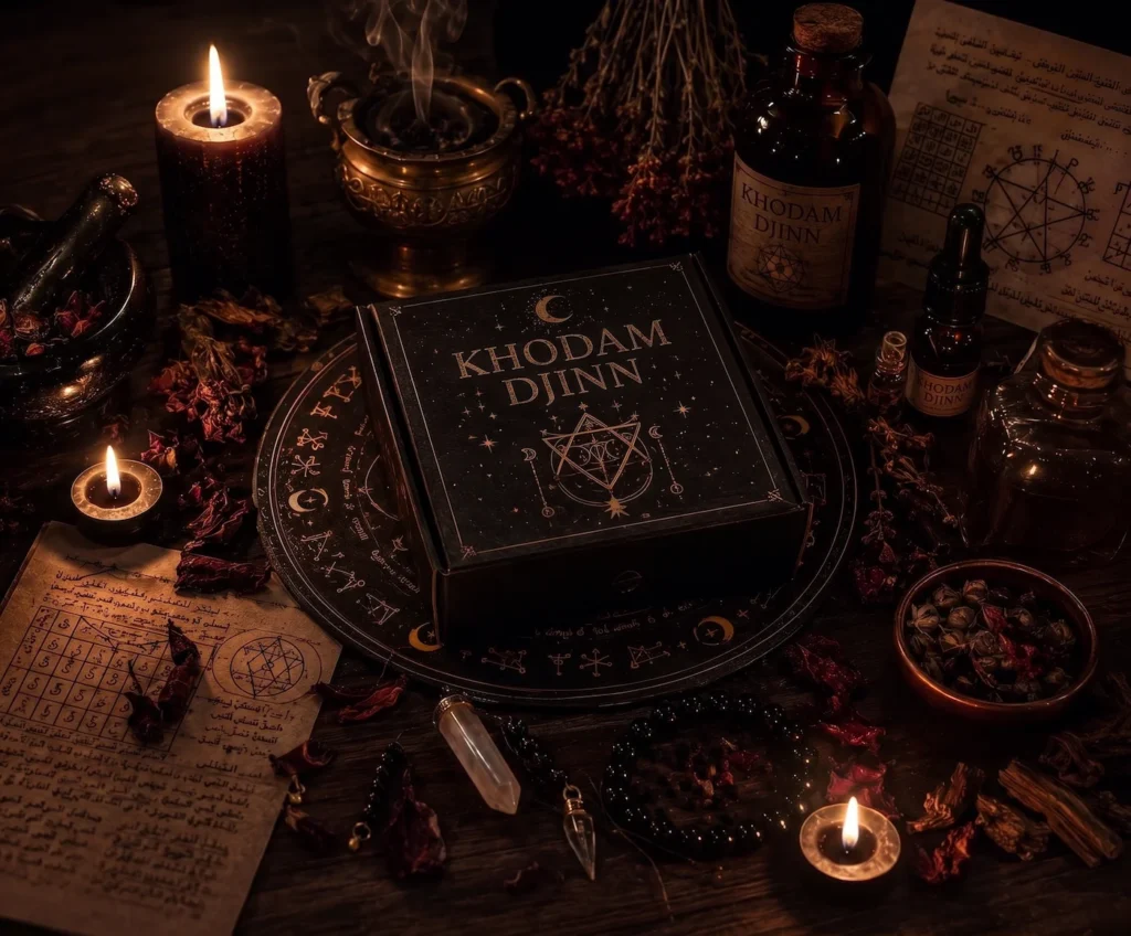 Coffret rituel personnalisé avec muska — Khodam Djinn — Khodam Djinn