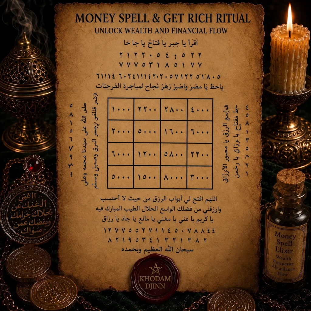 Rituel d’argent et de prospérité — Khodam Djinn — Khodam Djinn