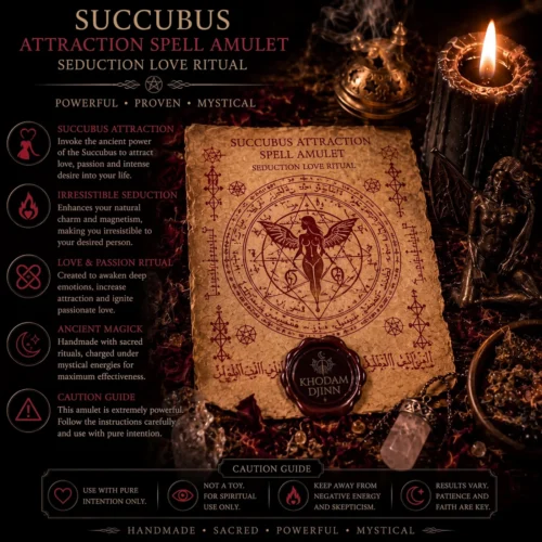 Amulett zur Anziehung eines Sukkubus — Khodam Djinn — Khodam Djinn