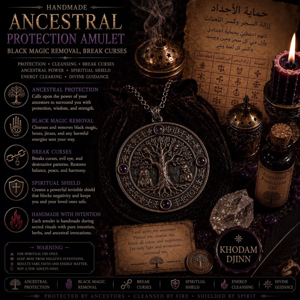 Amulette de protection ancestrale — Khodam Djinn — Khodam Djinn