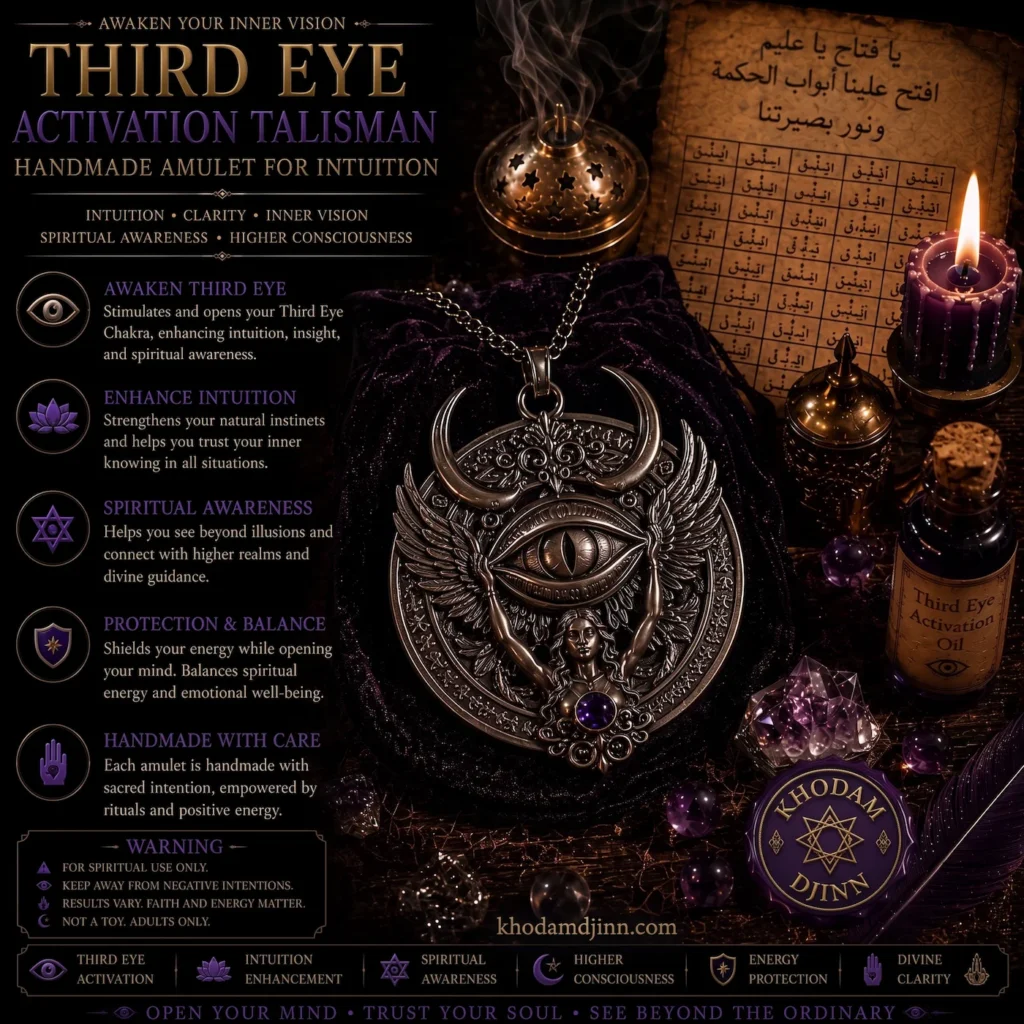 Talisman d’éveil du troisième œil — Khodam Djinn — Khodam Djinn