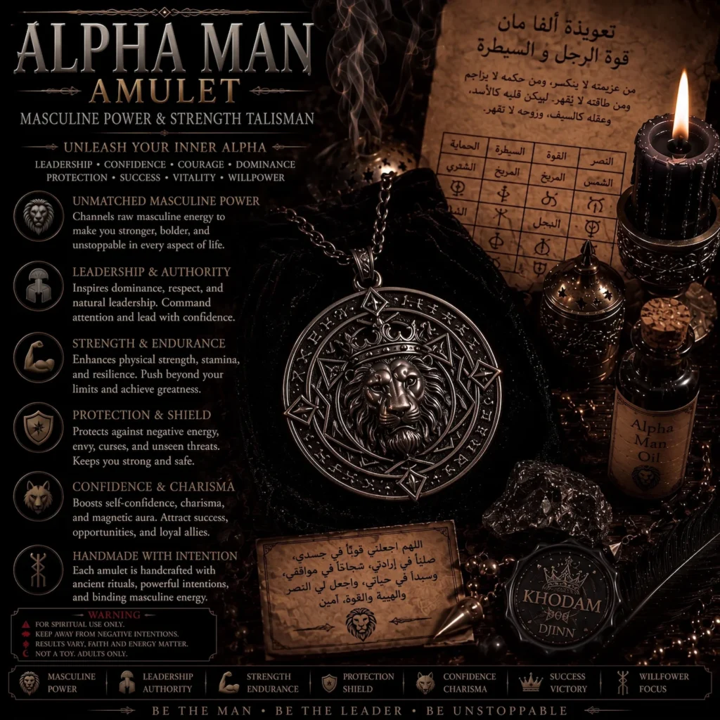 Amulette Alpha Man — Khodam Djinn — Khodam Djinn