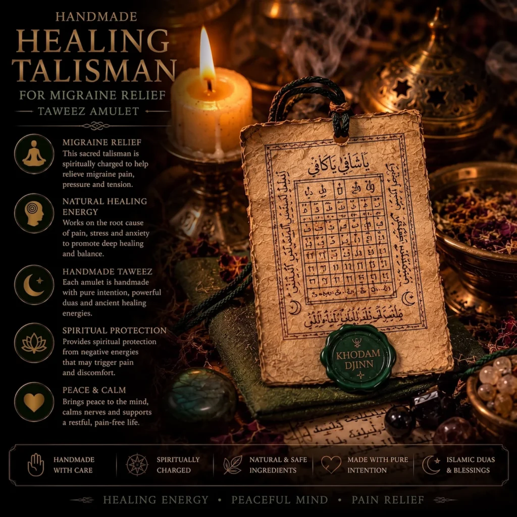Amulette taweez spirituelle faite main — Khodam Djinn — Khodam Djinn