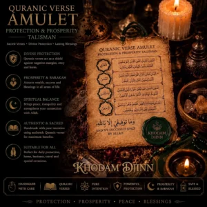 Amulett mit Koranversen — Khodam Djinn — Khodam Djinn