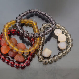 crystal clensing bracelet Gobi agate empowerd — Khodam Djinn