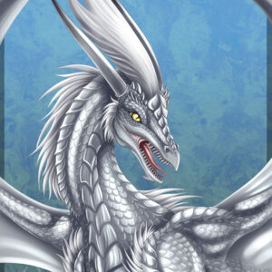 Haunted Ring Hybrid Dragon Queen King wünscht Schutz heilenden Weisheitsreichtum — Khodam Djinn