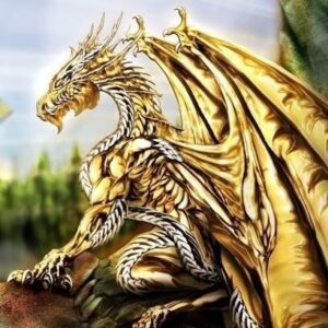 Anillo Híbrido Dragón Reina Rey desea protección cura la sabiduría cura la riqueza — Khodam Djinn