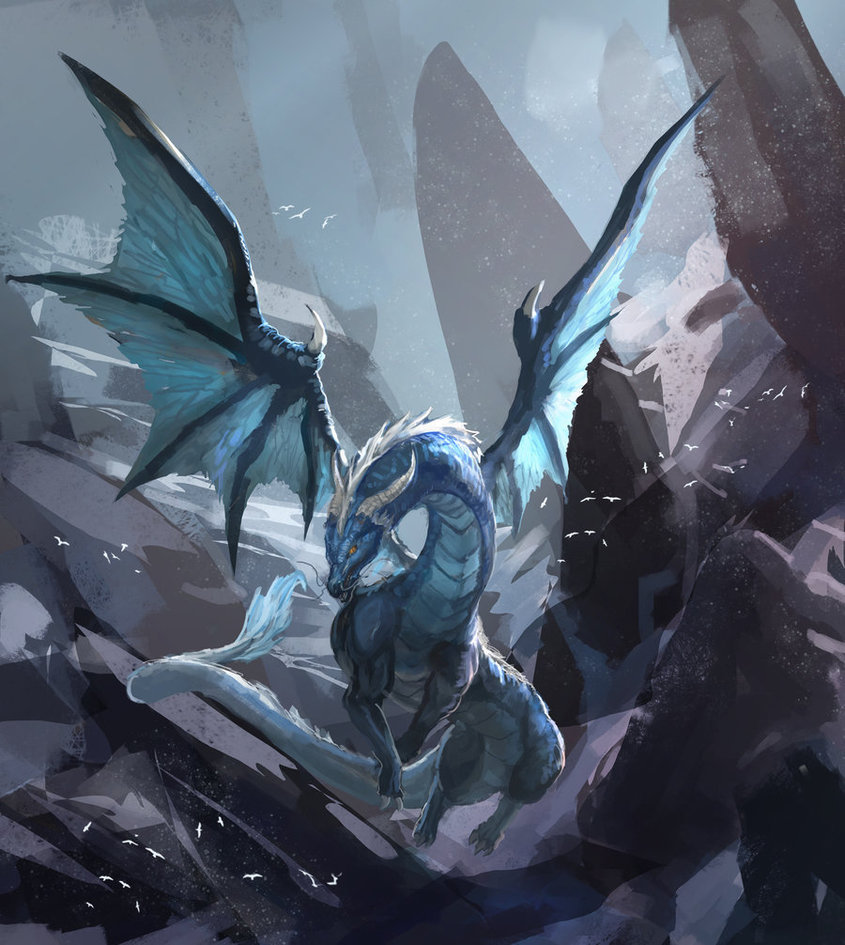 Haunted Ring Blue Dragon King Queen Wasserschutz Astral Projection Gesundheit — Khodam Djinn
