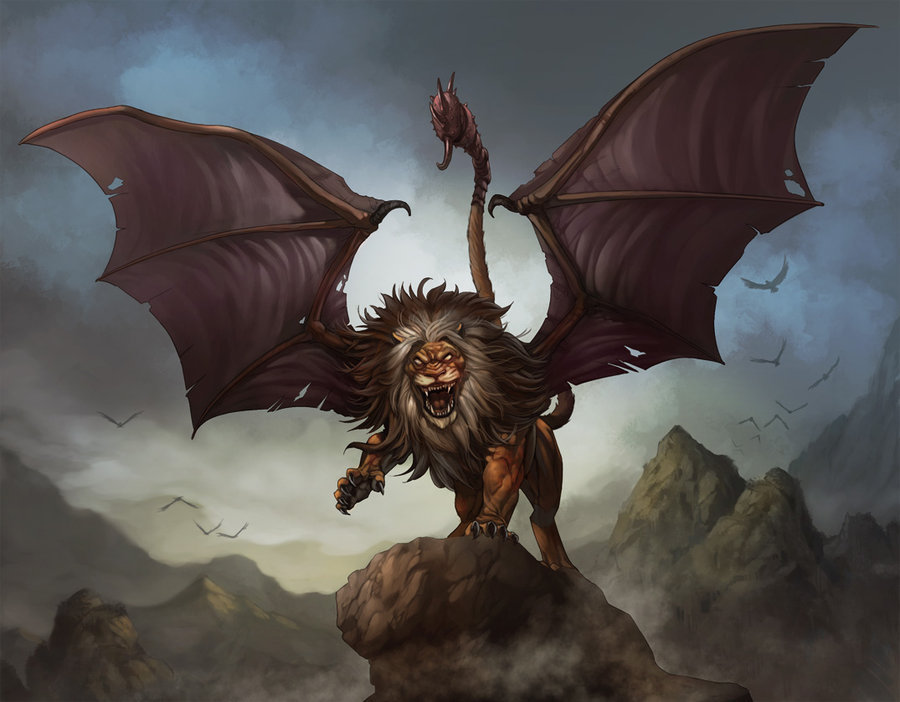 Haunted Amulet Manticore Death Destroy Protection Rache Black Magic Harm — Khodam Djinn