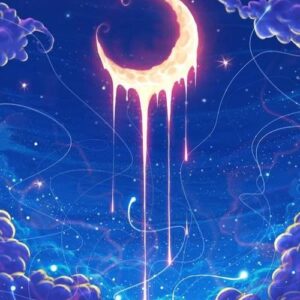Haunted Amulet Haute prêtresse Lune La chance magique guérison puissance amour bonne — Khodam Djinn