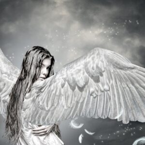 Spuk Ring Eternal Power Angel Djinn Queen Weisheit Leben heilenden weißen Ruhm — Khodam Djinn
