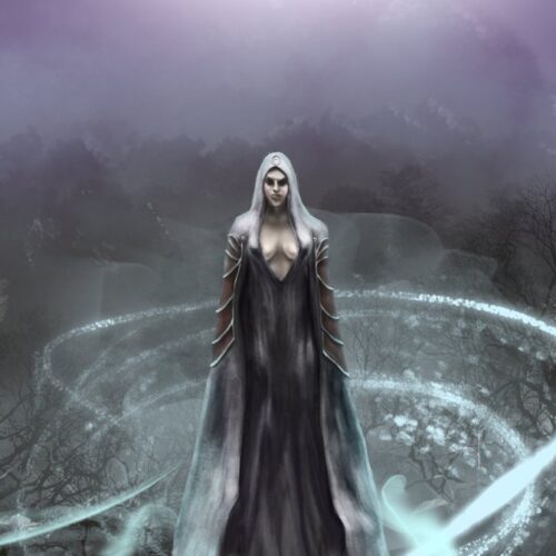 Verfluchte Ritualgöttin des Winters, direkte Bindung, Frostmagie, Kälte, Eis, Schneekraft — Khodam Djinn
