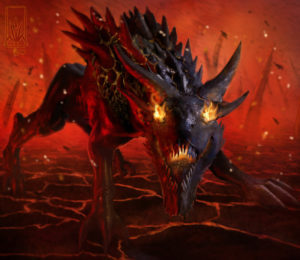 Haunted Ring Nightmare Hellhound Dream Dark Sleep Evil Art Geist Hell Dämon — Khodam Djinn
