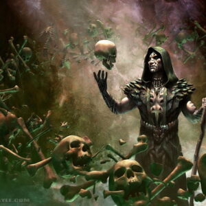 Amulette hantée Nécronomique Death Priest Black Arts Magic Necromancy Soul Power — Khodam Djinn
