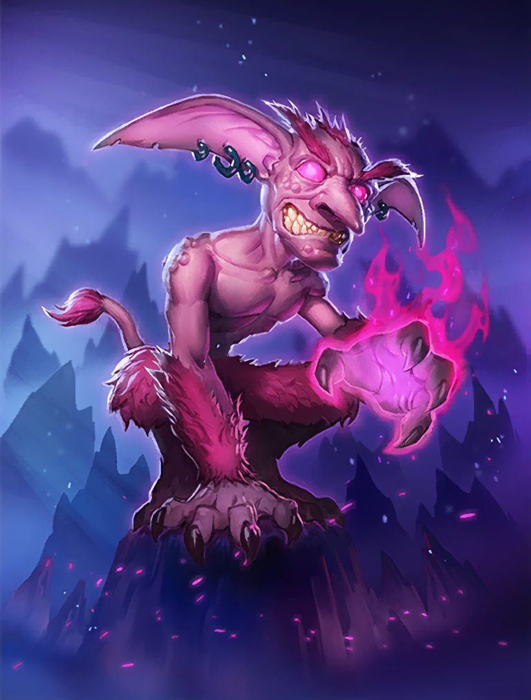Haunted Imp Portal Stone Small Demon Mischief Reichtum Glück Companion Dream — Khodam Djinn