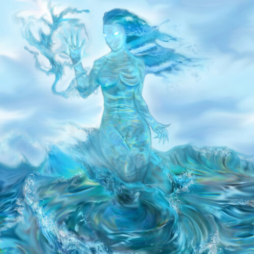 Khodam Djinn — Haunted Guardian Water Elemental Ring Healing Grounding Protection Magic Shield — image 1 Haunted Guardian Water Elemental Ring Healing Grounding Protection Magic Shield — Khodam Djinn