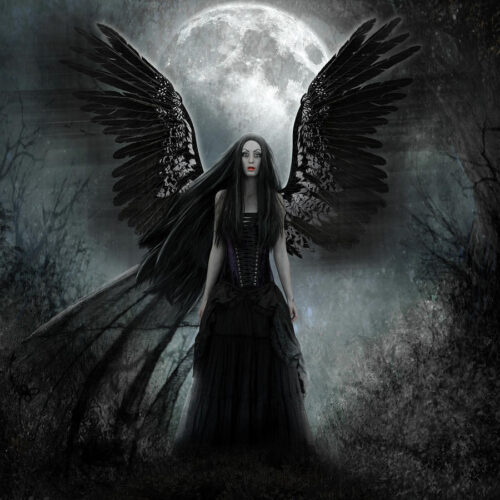 Haunted Ring Black Angel Of The Inferno Dark Power Essence Soul Energy Revenge — Khodam Djinn