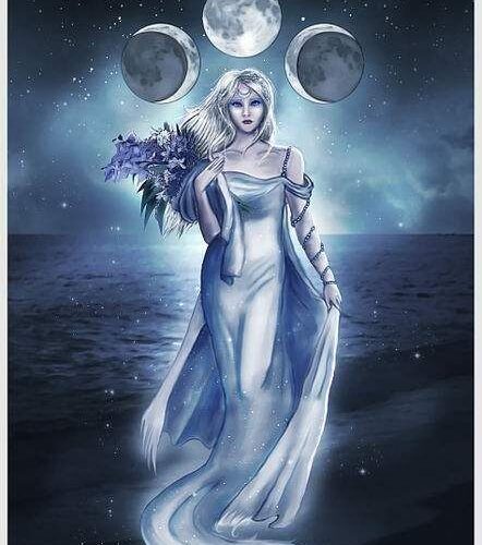 Khodam Djinn — Haunted Ring Selene Moon Goddess Water Spirit Healing Magic Night Shadow Soul — image 1 Verfluchter Ring Selene Mondgöttin Wassergeist Heilmagie Nachtschatten Seele — Khodam Djinn