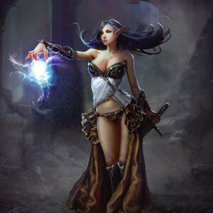 Hunted Elf Sorceress Phylactery Vessel Magic Nature Spirit Dream Astral Power — Khodam Djinn