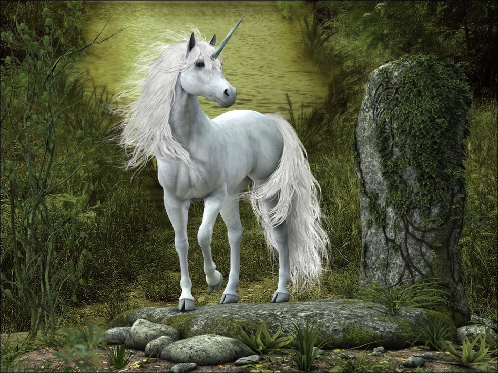 Haunted Unicornio Reina Anillo Magia Antigua Naturaleza Espíritu Vida Esencia Curación Suerte — Khodam Djinn