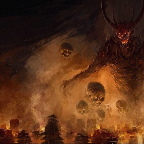 Spukritual-Set Höllenfeuermagie Dunkler Dämon Rache Schutz Tod Leiden — Khodam Djinn