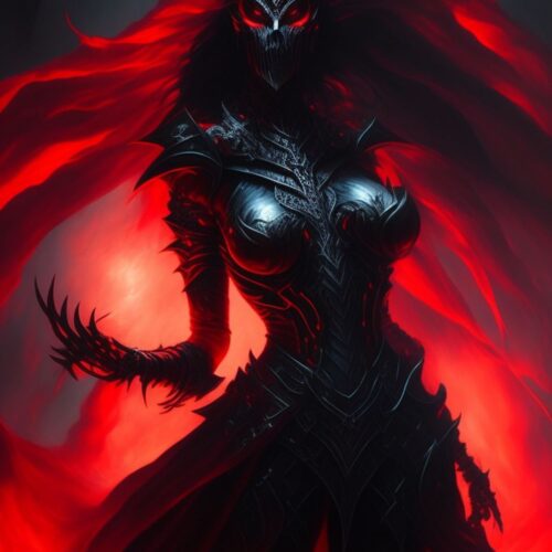 Spukarmband Dark Invocation Black Demoness Wut Hass Rage Lust Death Sex — Khodam Djinn