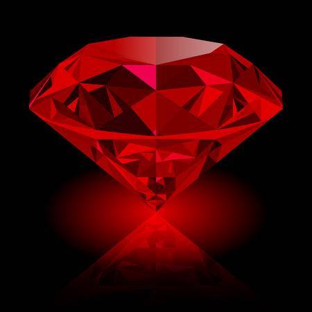 Spukte Ruby Gemstone Essence Dämon Heilung Reichtum Erdung Vitalität Leben — Khodam Djinn
