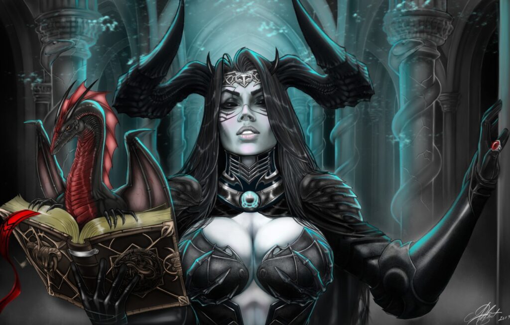 Haunted Amulet Heart of the Abyss Hellfire Dark Dämon Witch Power Sex Reichtum — Khodam Djinn